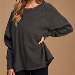 Amelia Oversized Thermal Shirt